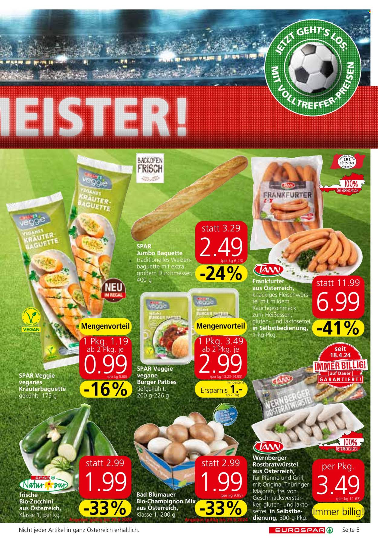 Angebote EUROSPAR - 27.6.2024 - 10.7.2024. Seite 5