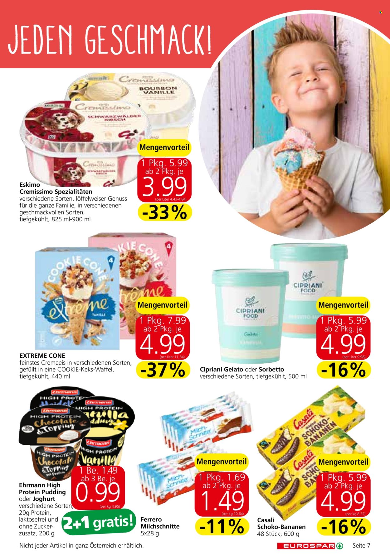 Angebote EUROSPAR - 27.6.2024 - 10.7.2024. Seite 7