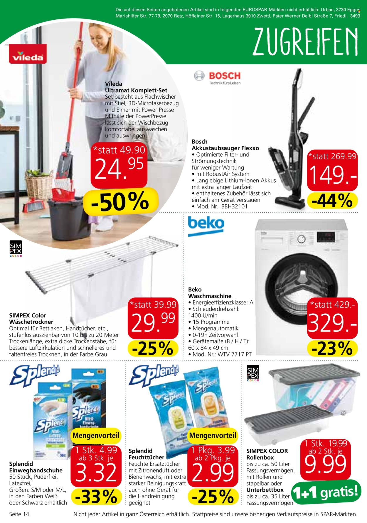 Angebote EUROSPAR - 27.6.2024 - 10.7.2024. Seite 14
