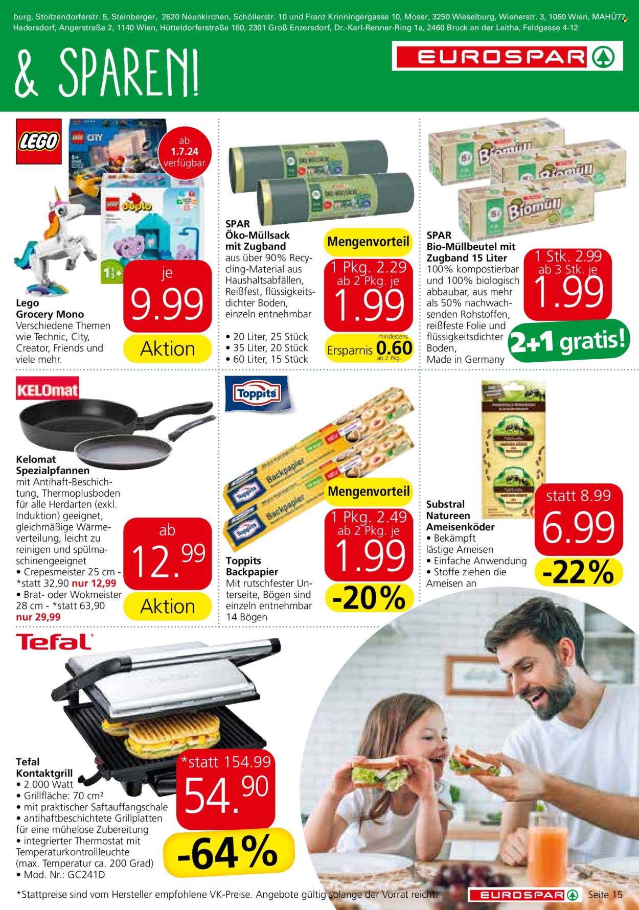 Angebote EUROSPAR - 27.6.2024 - 10.7.2024. Seite 15