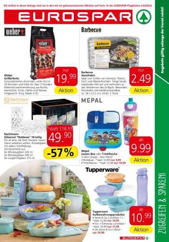 Angebote EUROSPAR - 27.6.2024 - 10.7.2024.