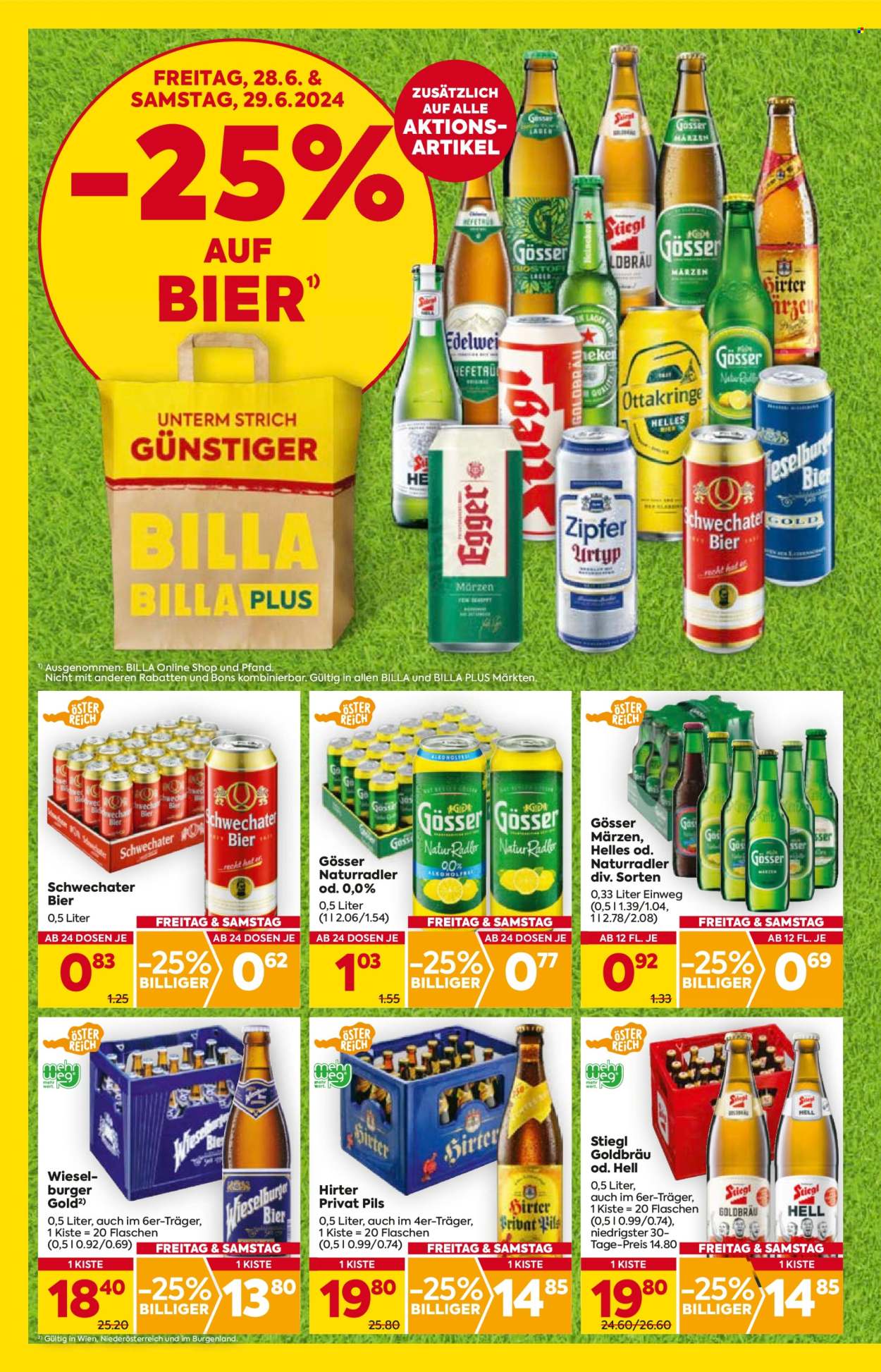 Angebote Billa - 27.6.2024 - 3.7.2024. Seite 2