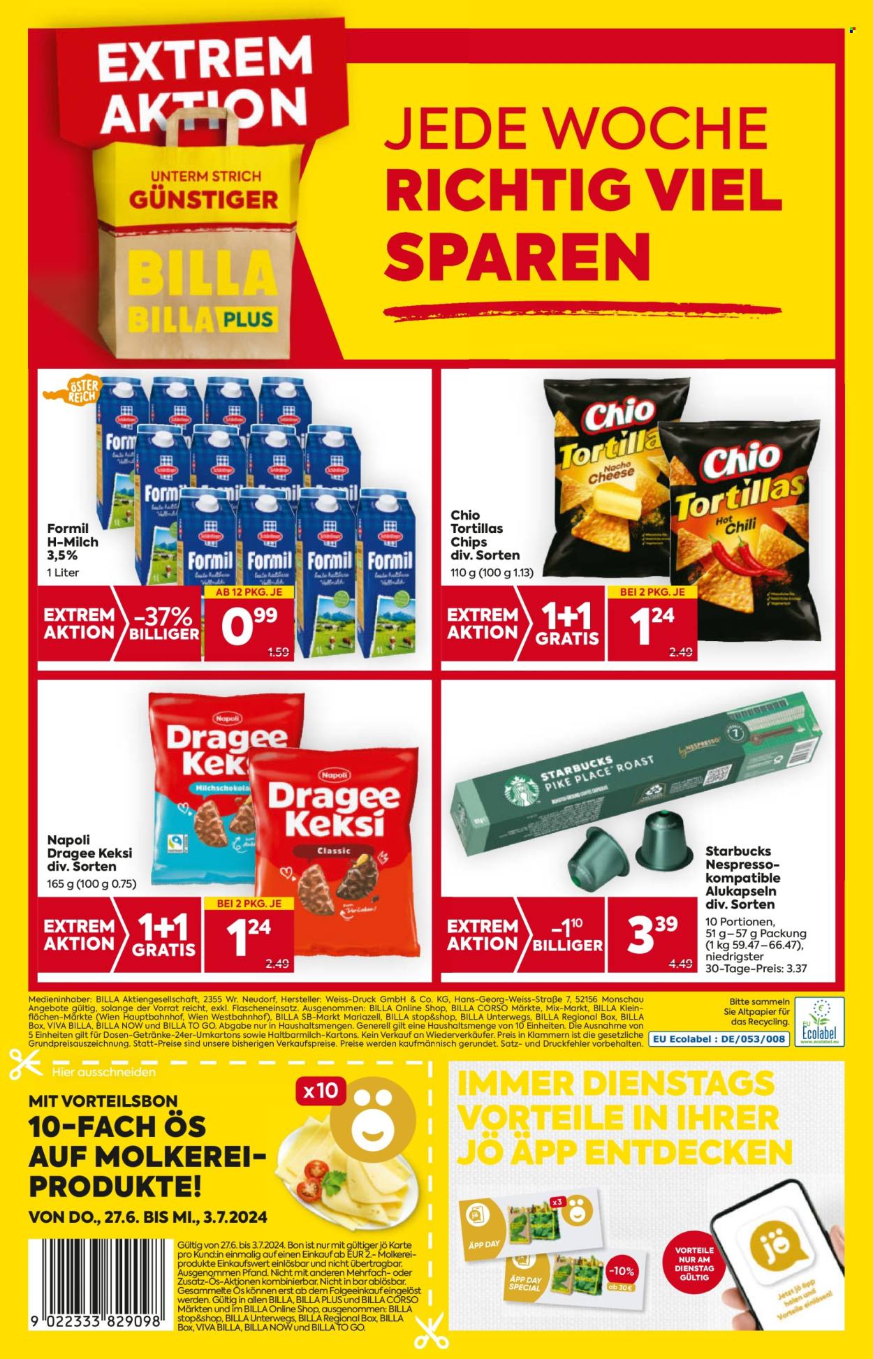 Angebote Billa - 27.6.2024 - 3.7.2024. Seite 16