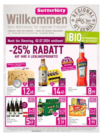 Angebote Sutterlüty - 27.6.2024 - 2.7.2024.