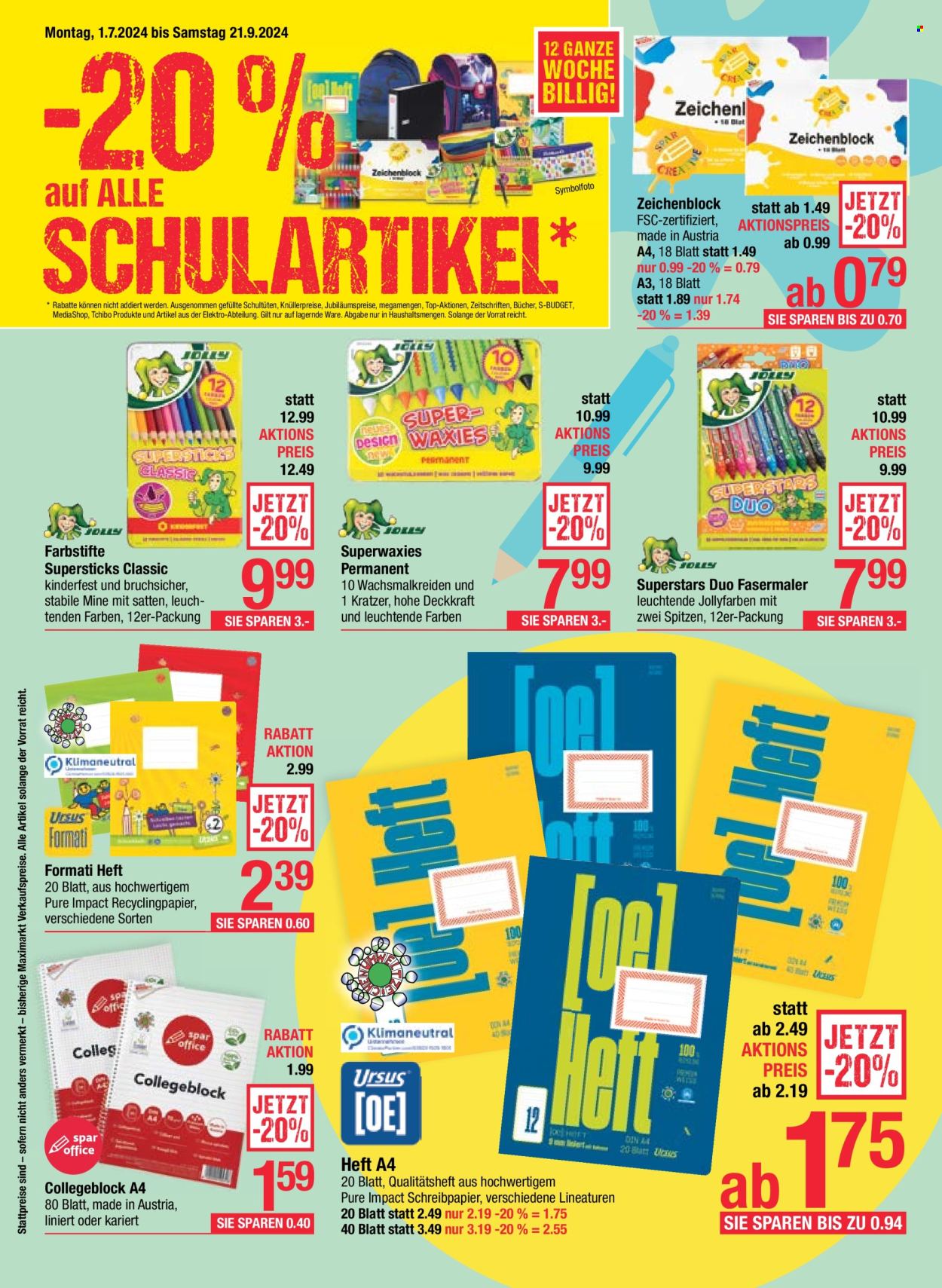 Angebote Maximarkt - 1.7.2024 - 6.7.2024. Seite 24