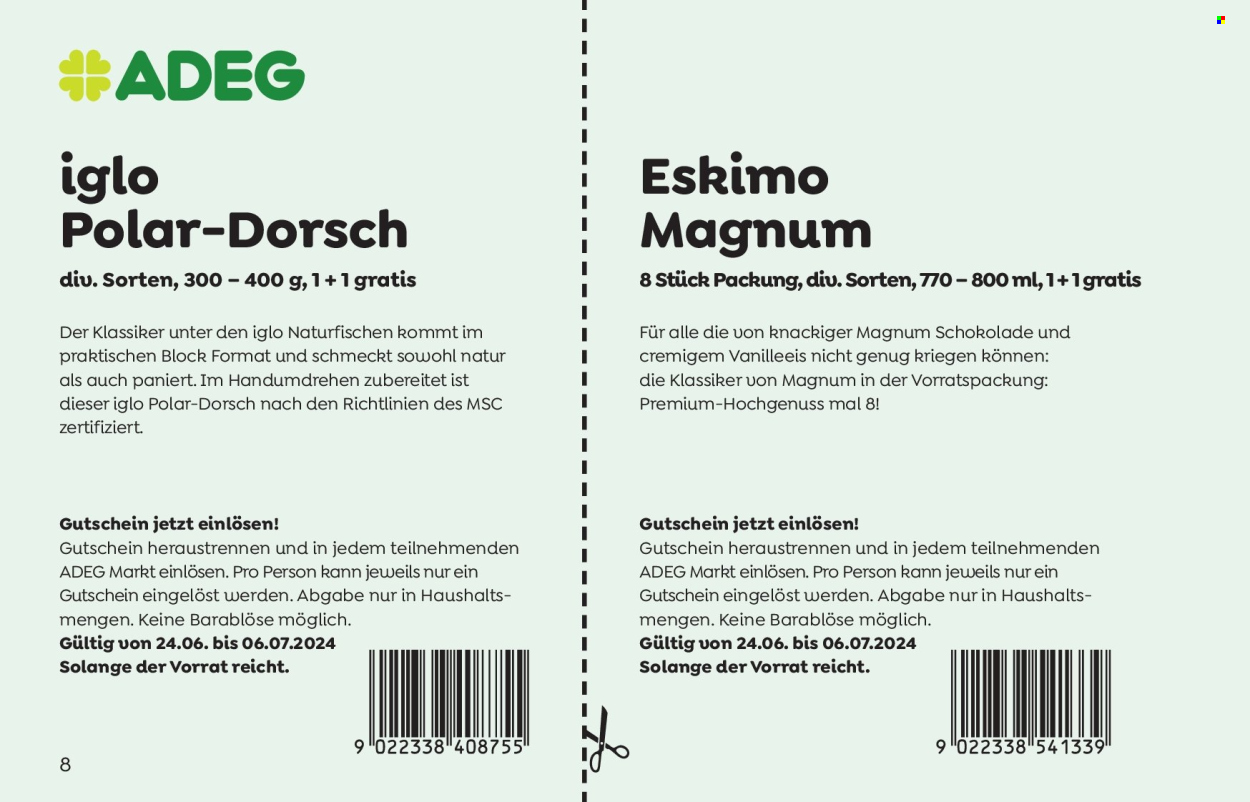 Angebote ADEG - 24.6.2024 - 6.7.2024. Seite 8