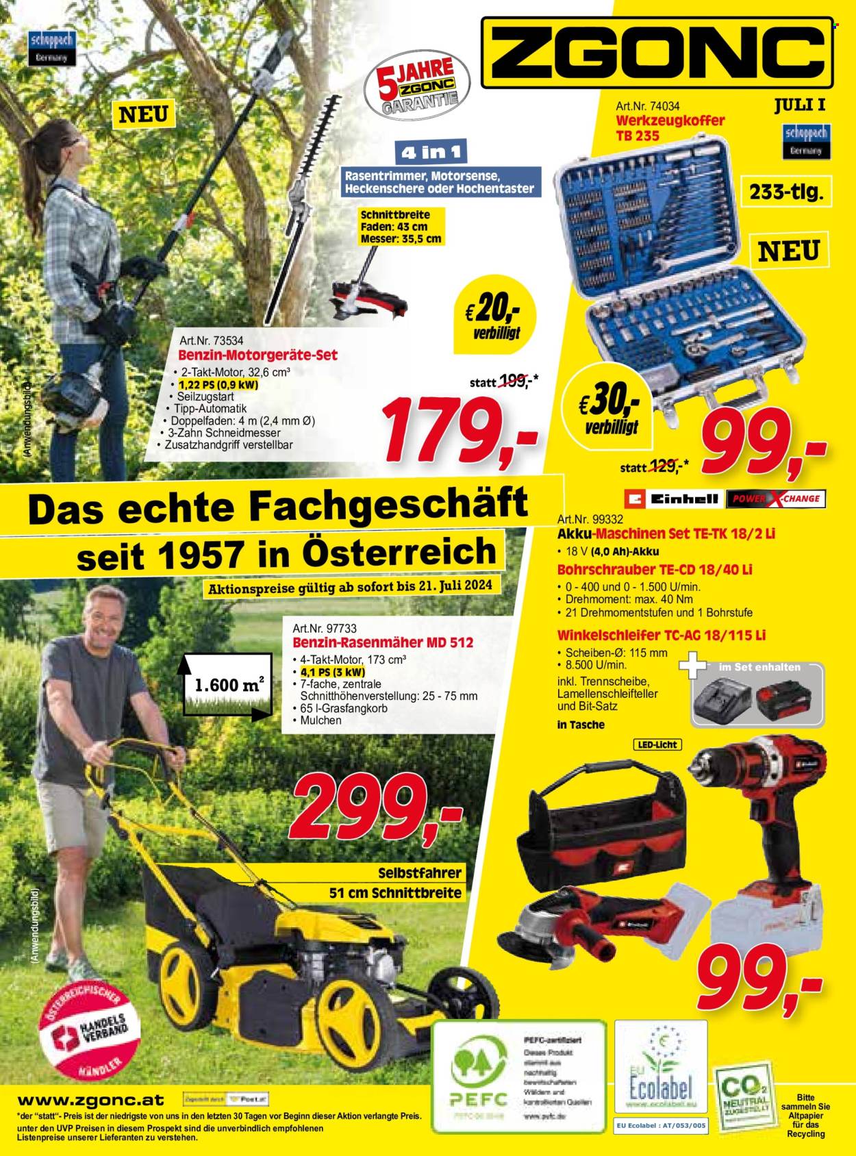 Angebote Zgonc - 1.7.2024 - 21.7.2024. Seite 1