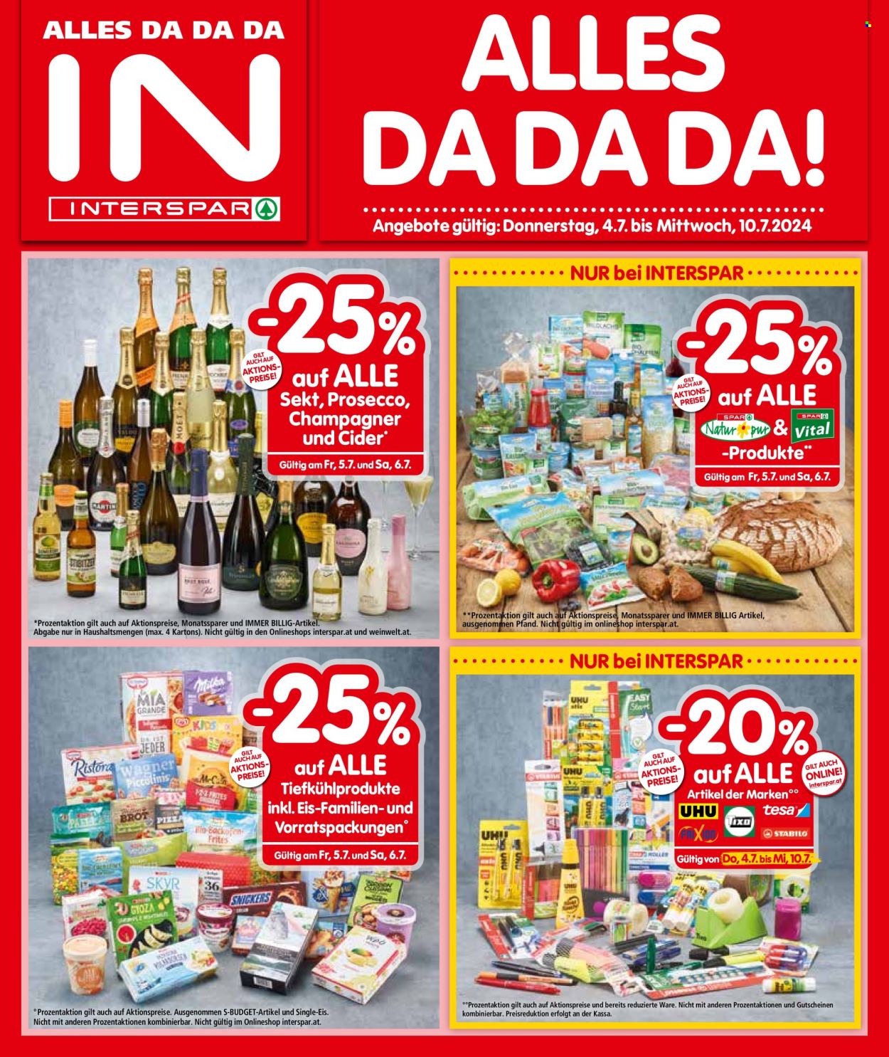 Angebote INTERSPAR - 4.7.2024 - 10.7.2024. Seite 1