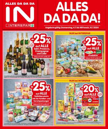 Angebote INTERSPAR - 4.7.2024 - 10.7.2024.