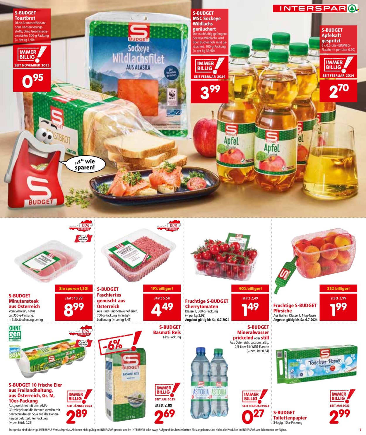 Angebote INTERSPAR - 4.7.2024 - 10.7.2024. Seite 7
