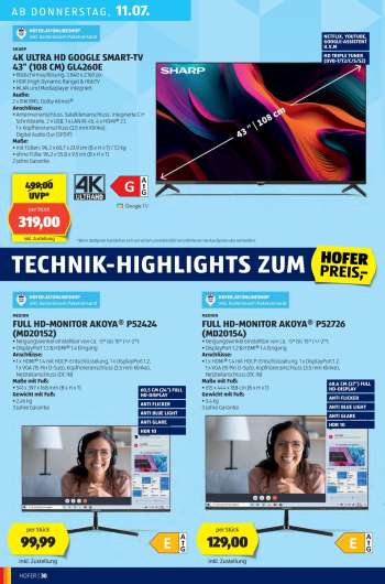 thumbnail - FULL HD-MONITOR AKOYA® P52424 (MD20152)