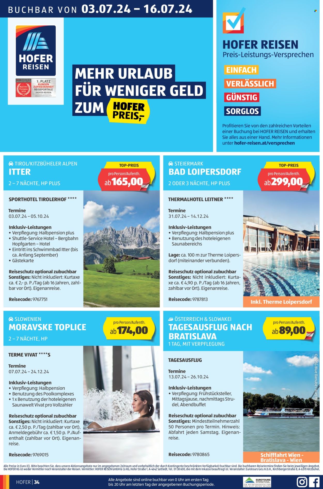 Angebote Hofer - 5.7.2024 - 11.7.2024. Seite 38