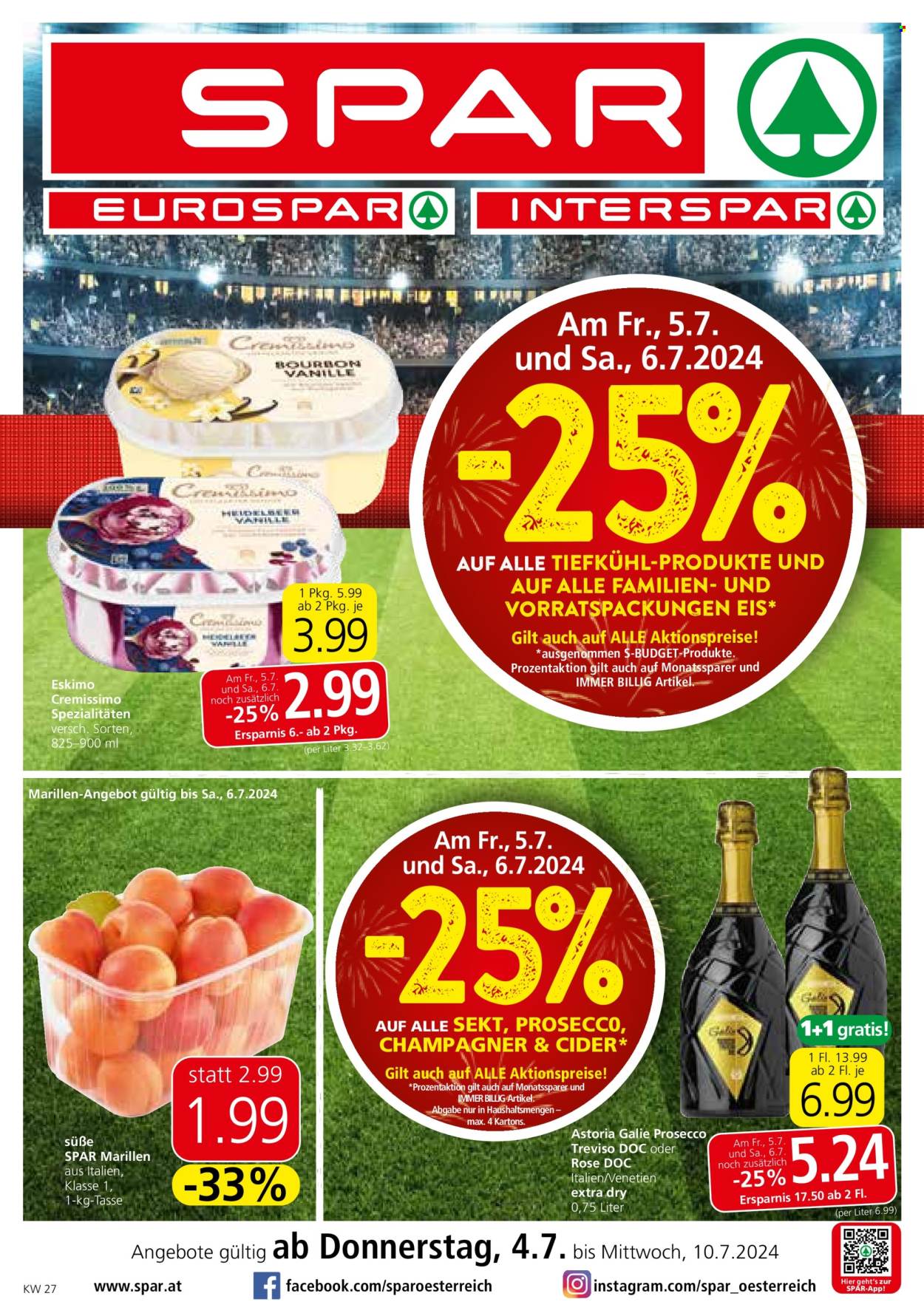 Angebote SPAR - 4.7.2024 - 10.7.2024. Seite 1
