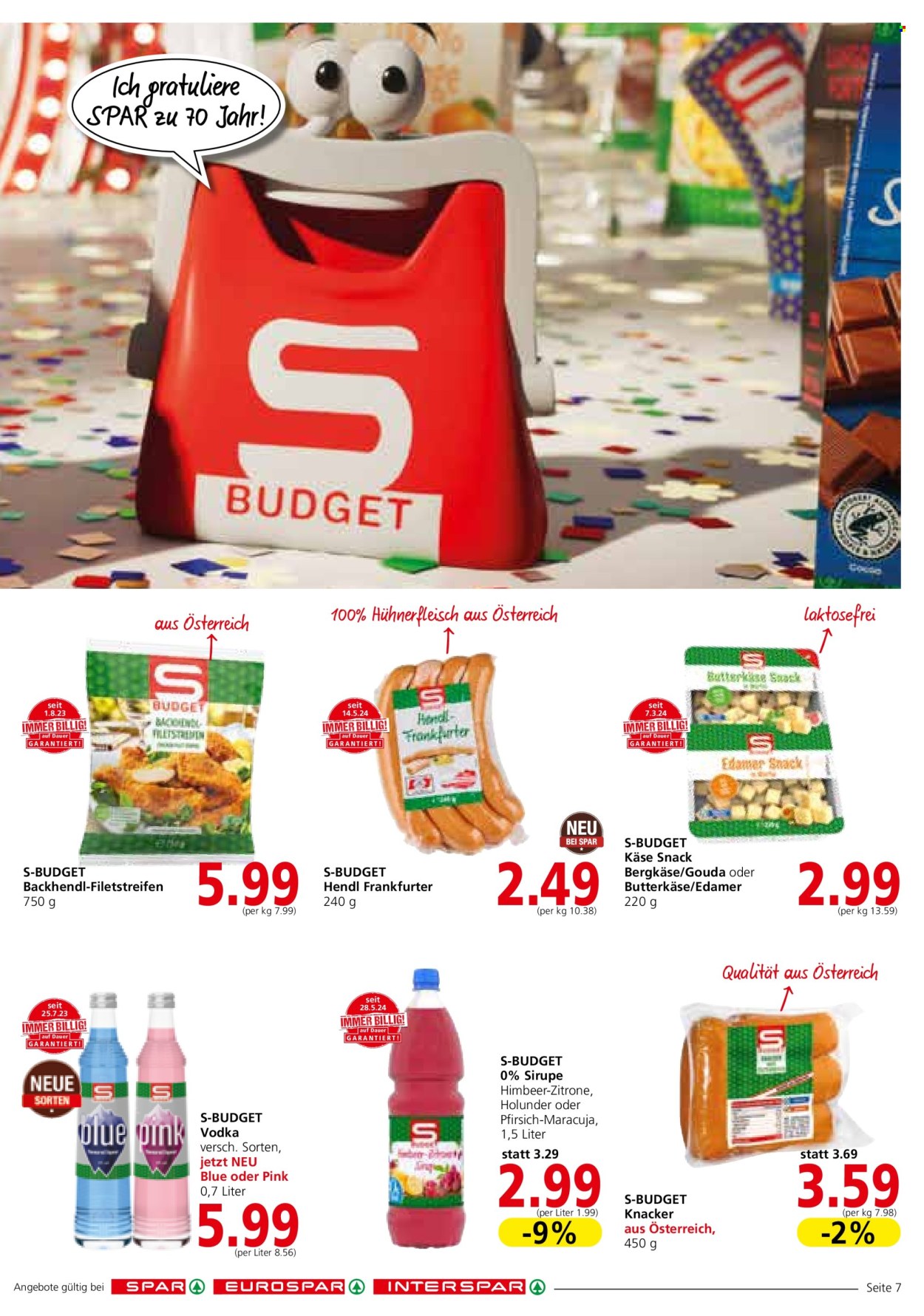 Angebote SPAR - 4.7.2024 - 10.7.2024. Seite 7