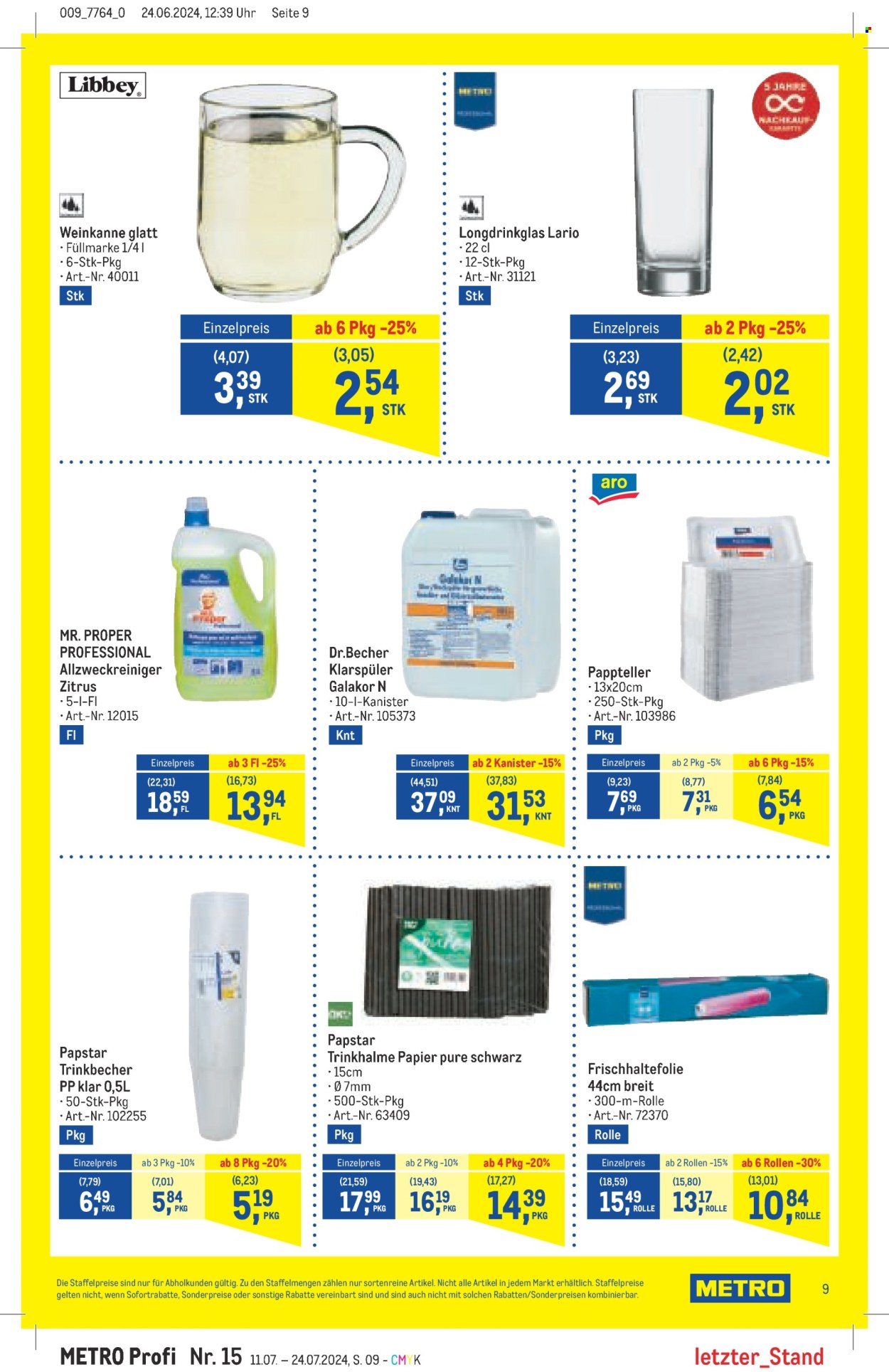Angebote Metro - 11.7.2024 - 24.7.2024. Seite 9