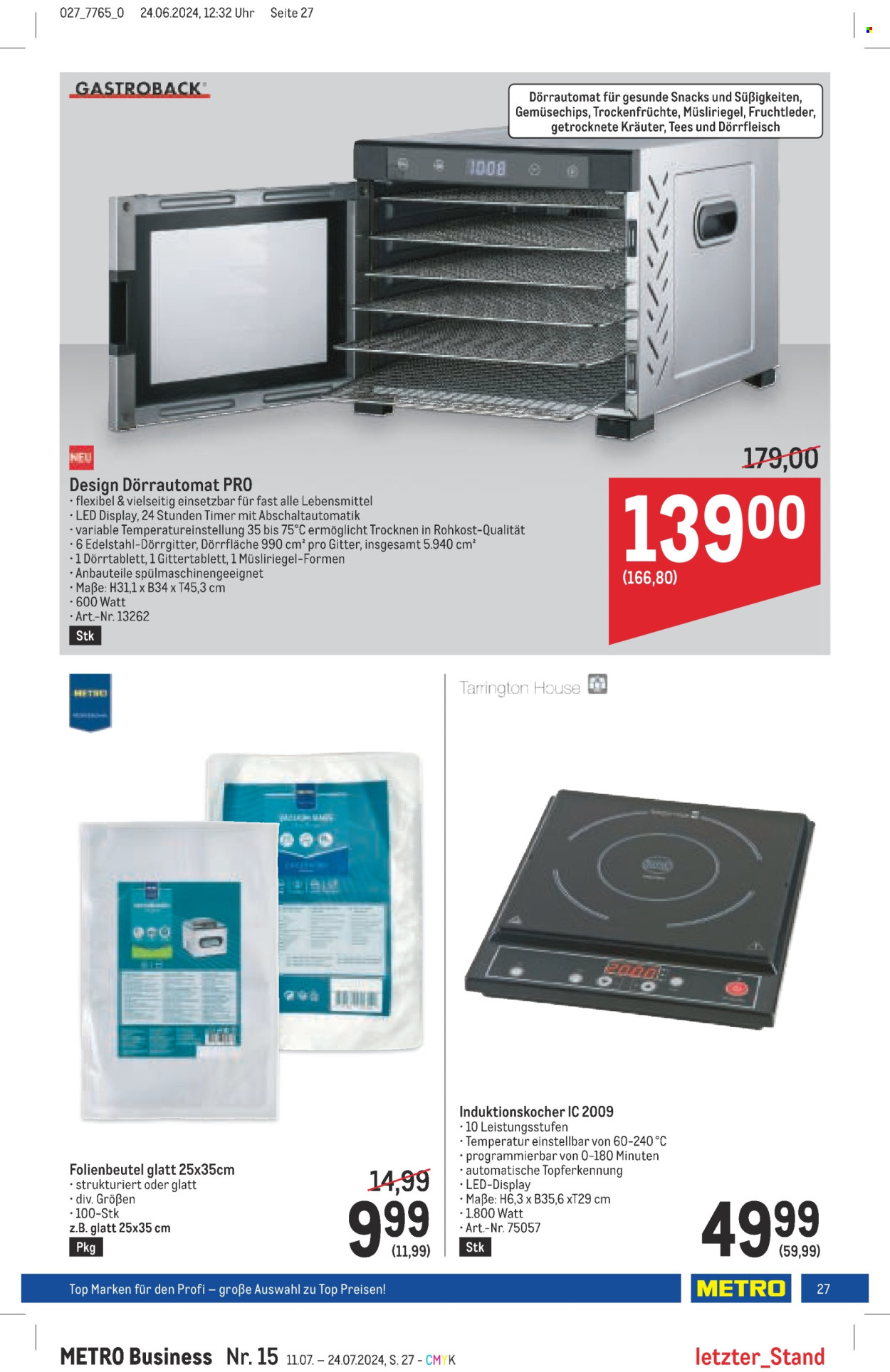 Angebote Metro - 11.7.2024 - 24.7.2024. Seite 27