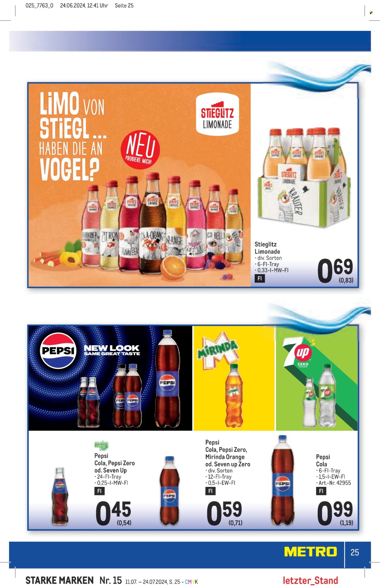 Angebote Metro - 11.7.2024 - 24.7.2024. Seite 25
