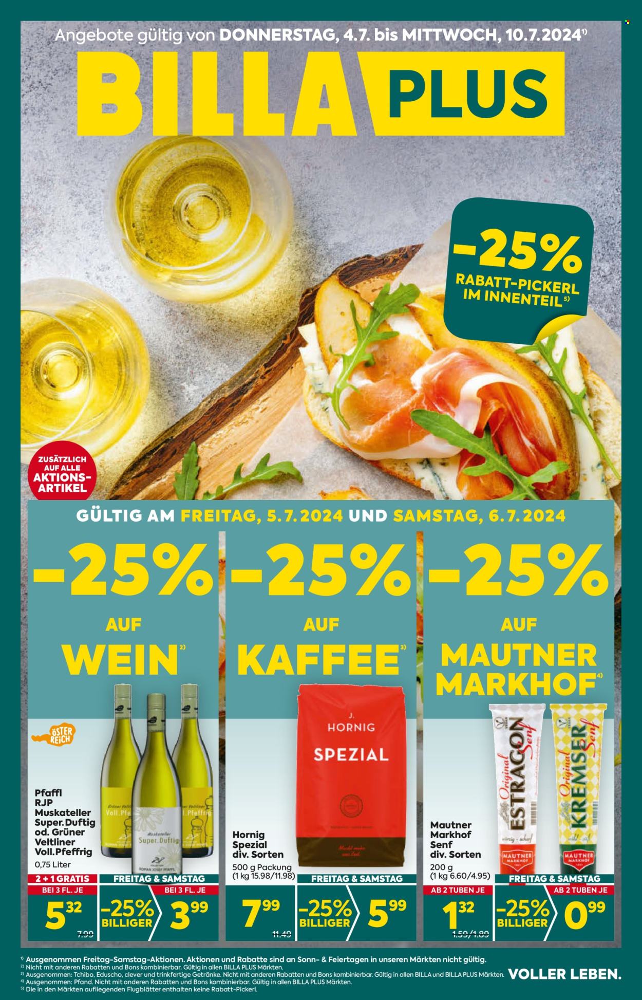 Angebote Billa Plus - 4.7.2024 - 10.7.2024. Seite 1
