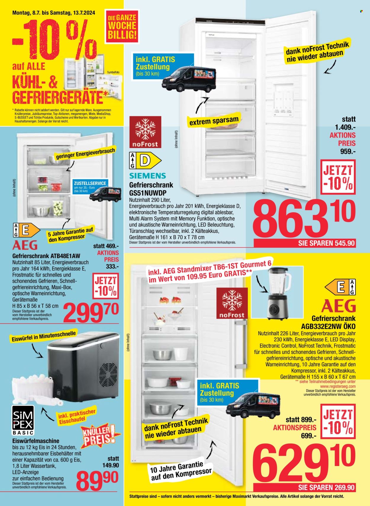 Angebote Maximarkt - 8.7.2024 - 13.7.2024. Seite 14