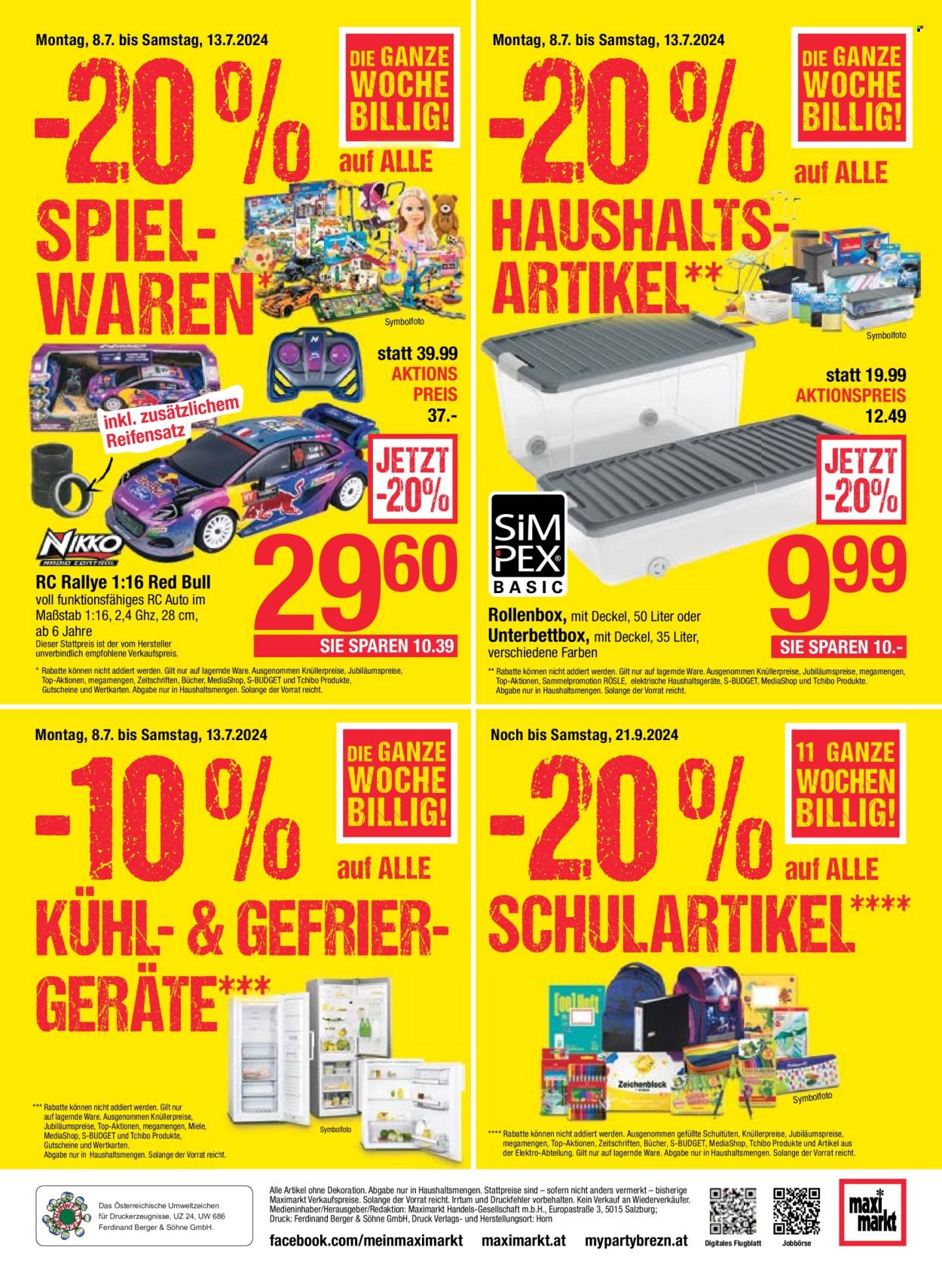 Angebote Maximarkt - 8.7.2024 - 13.7.2024. Seite 20