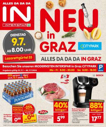 Angebote INTERSPAR - 9.7.2024 - 17.7.2024.