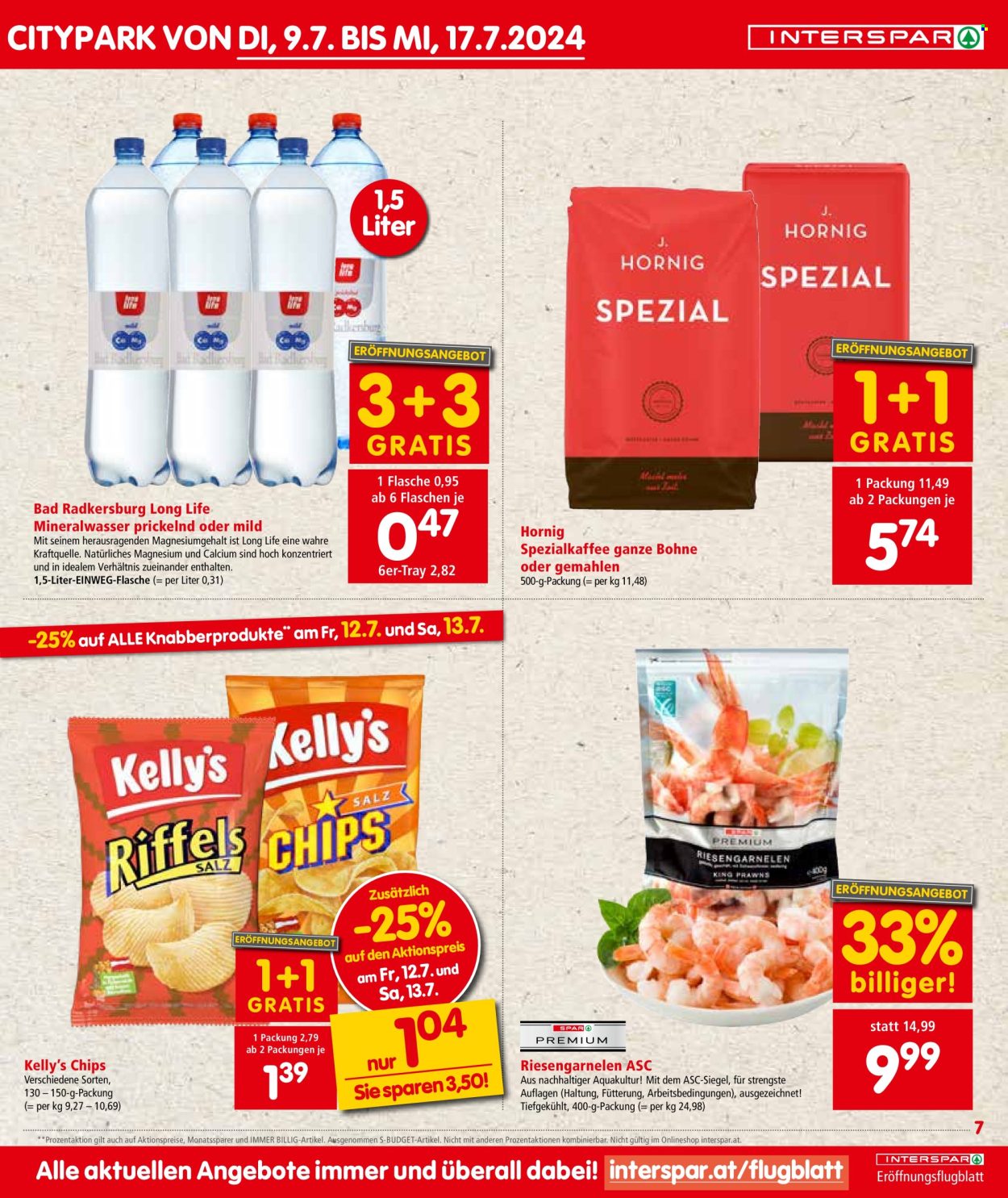 Angebote INTERSPAR - 9.7.2024 - 17.7.2024. Seite 7