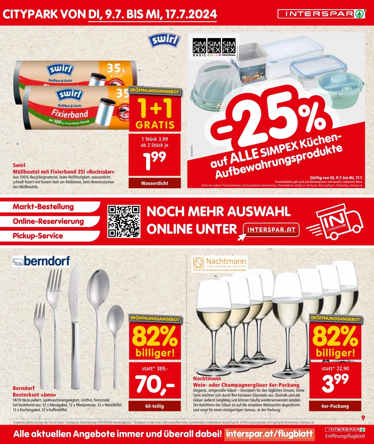 Angebote INTERSPAR - 9.7.2024 - 17.7.2024. Seite 9