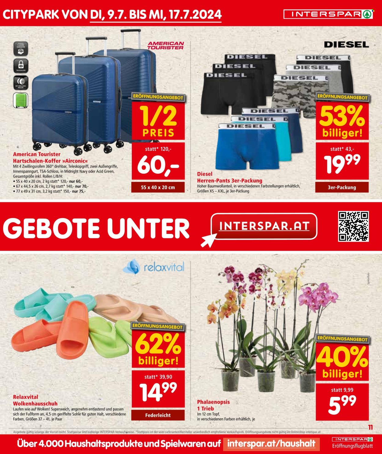 Angebote INTERSPAR - 9.7.2024 - 17.7.2024. Seite 11