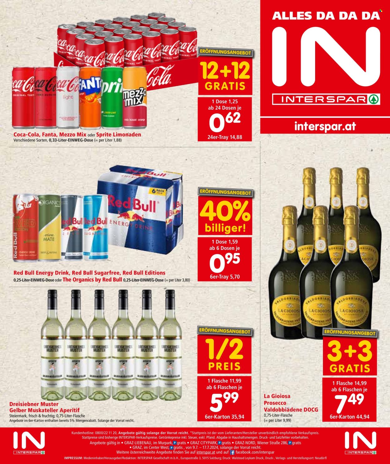 Angebote INTERSPAR - 9.7.2024 - 17.7.2024. Seite 12