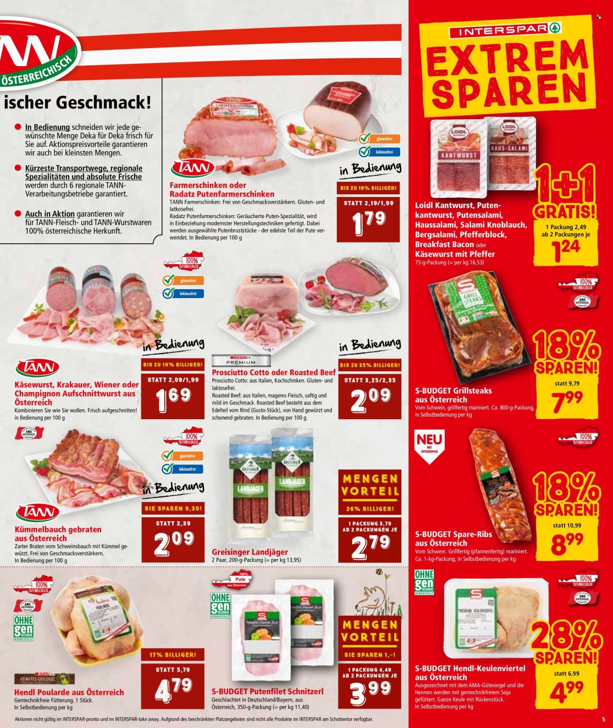 Angebote INTERSPAR - 11.7.2024 - 24.7.2024. Seite 5