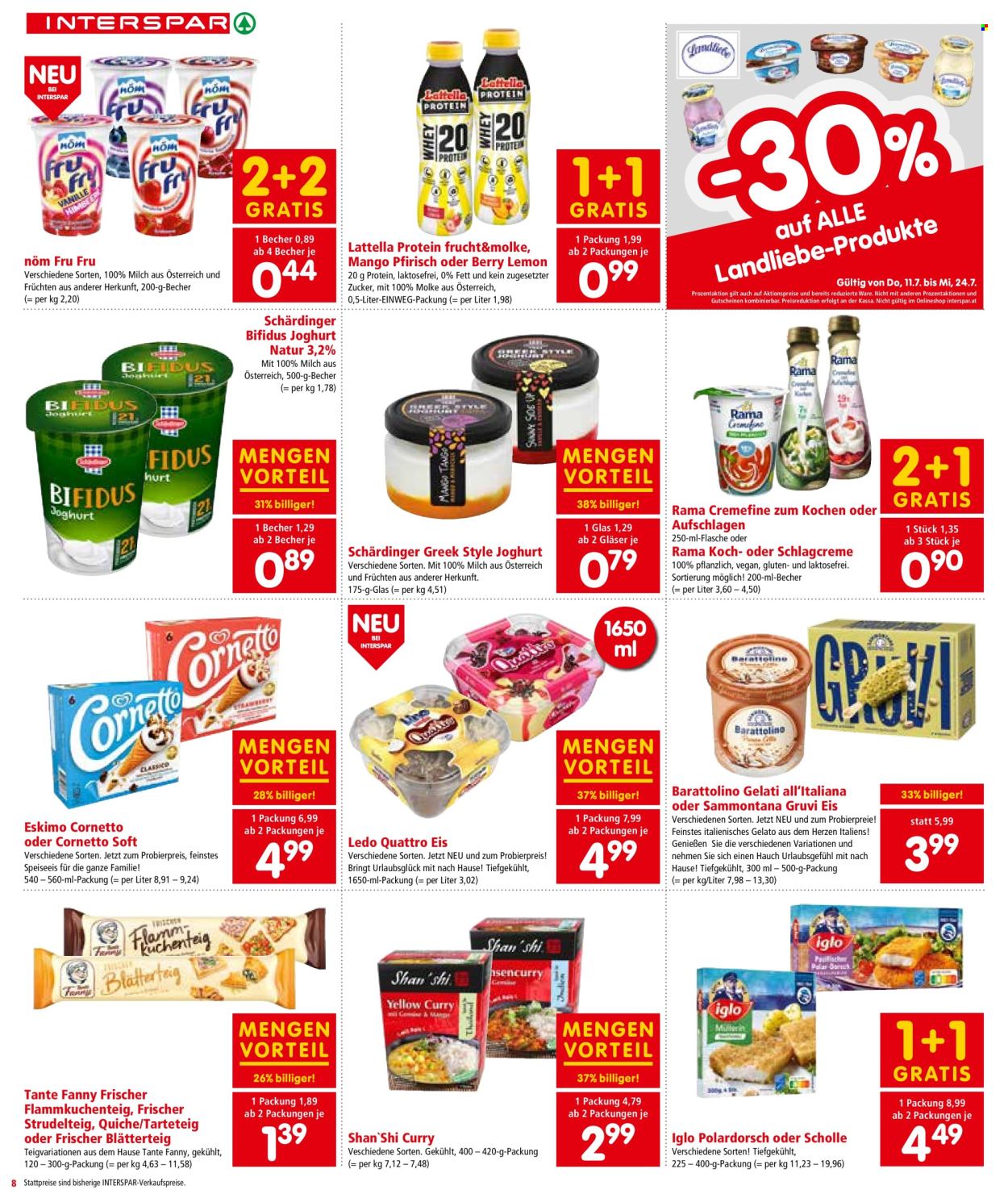 Angebote INTERSPAR - 11.7.2024 - 24.7.2024. Seite 8