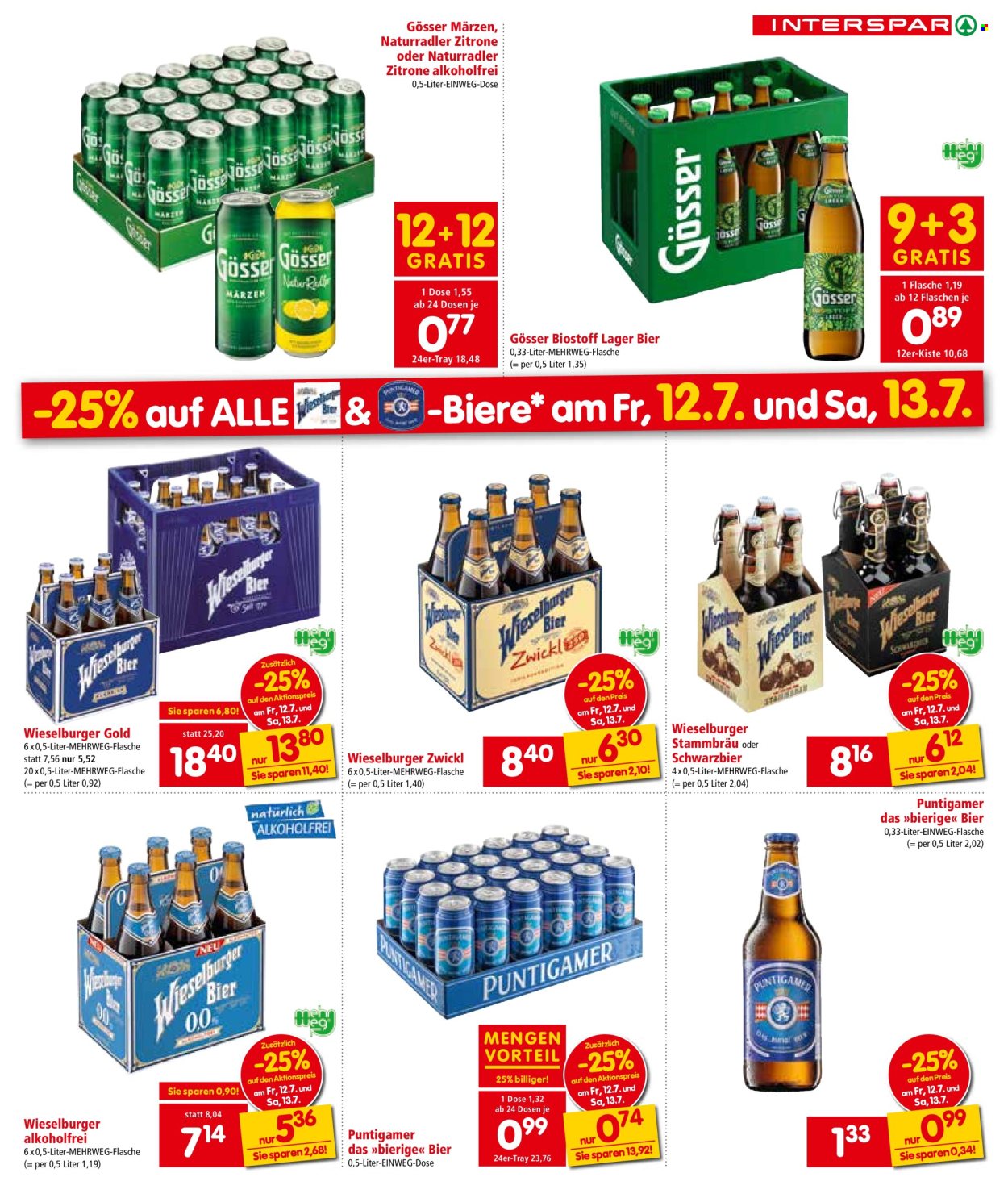 Angebote INTERSPAR - 11.7.2024 - 24.7.2024. Seite 11