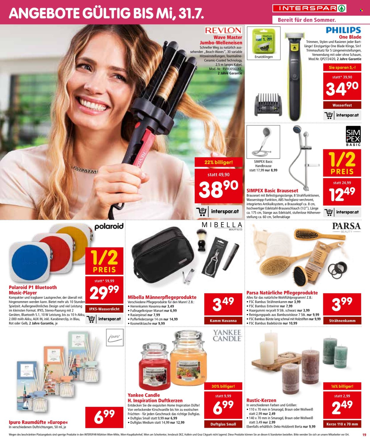 Angebote INTERSPAR - 11.7.2024 - 24.7.2024. Seite 19