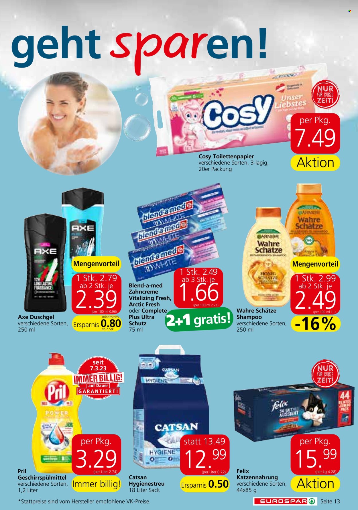 Angebote EUROSPAR - 11.7.2024 - 24.7.2024. Seite 13