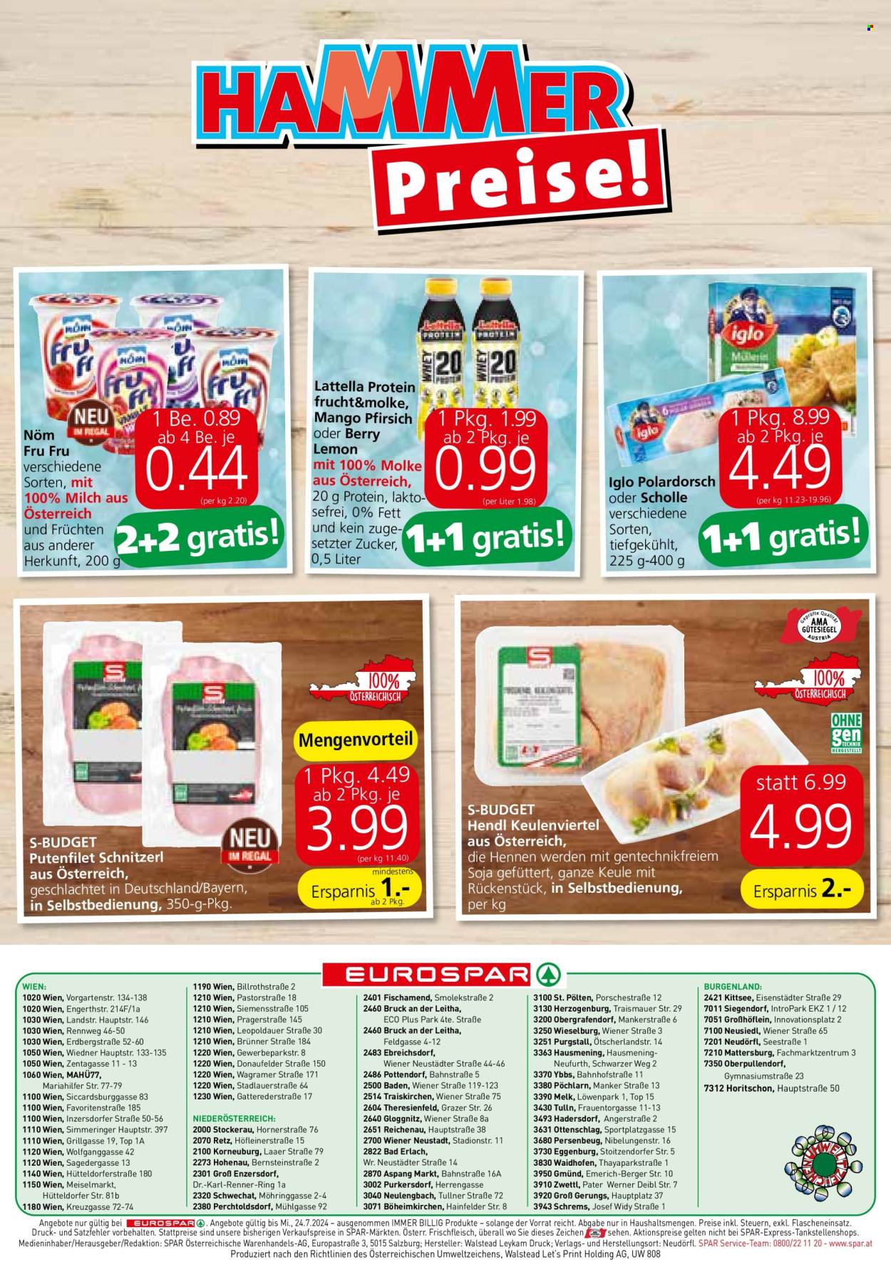 Angebote EUROSPAR - 11.7.2024 - 24.7.2024. Seite 16