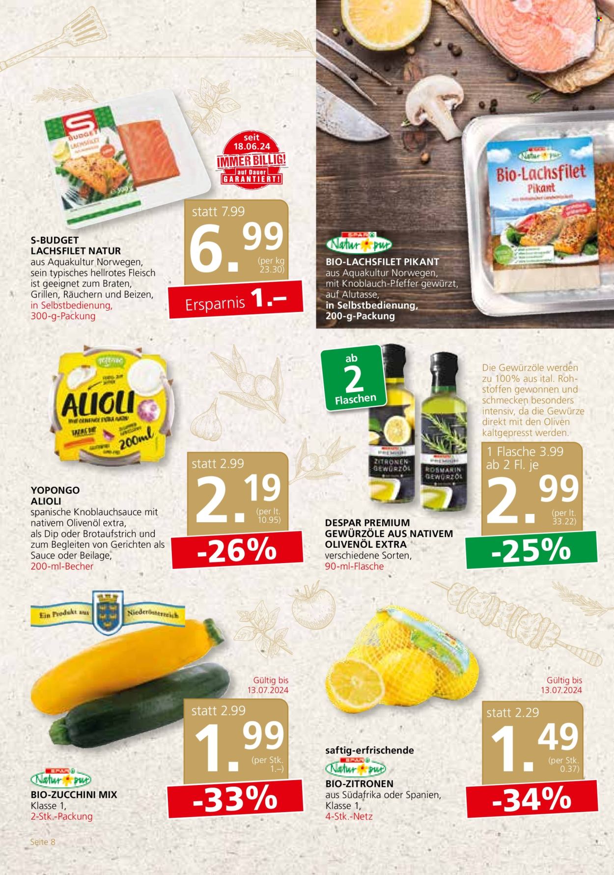 Angebote SPAR - 11.7.2024 - 24.7.2024. Seite 8