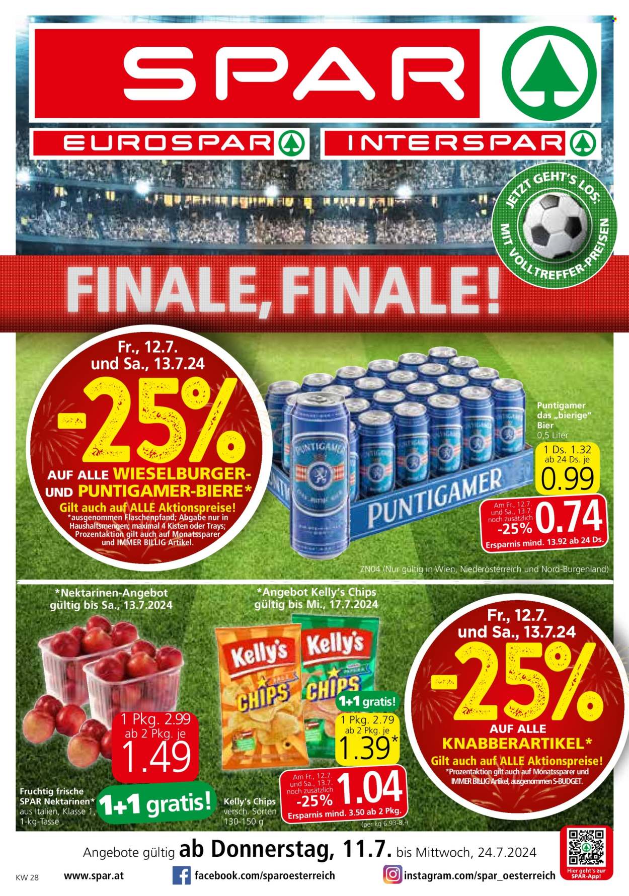 Angebote SPAR - 11.7.2024 - 24.7.2024. Seite 1