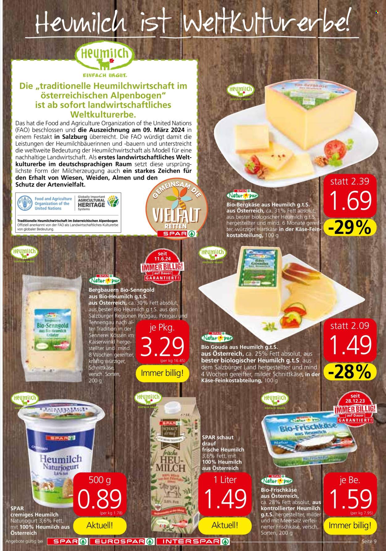 Angebote SPAR - 11.7.2024 - 24.7.2024. Seite 9