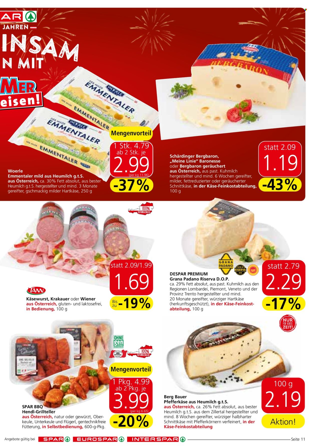 Angebote SPAR - 11.7.2024 - 24.7.2024. Seite 11