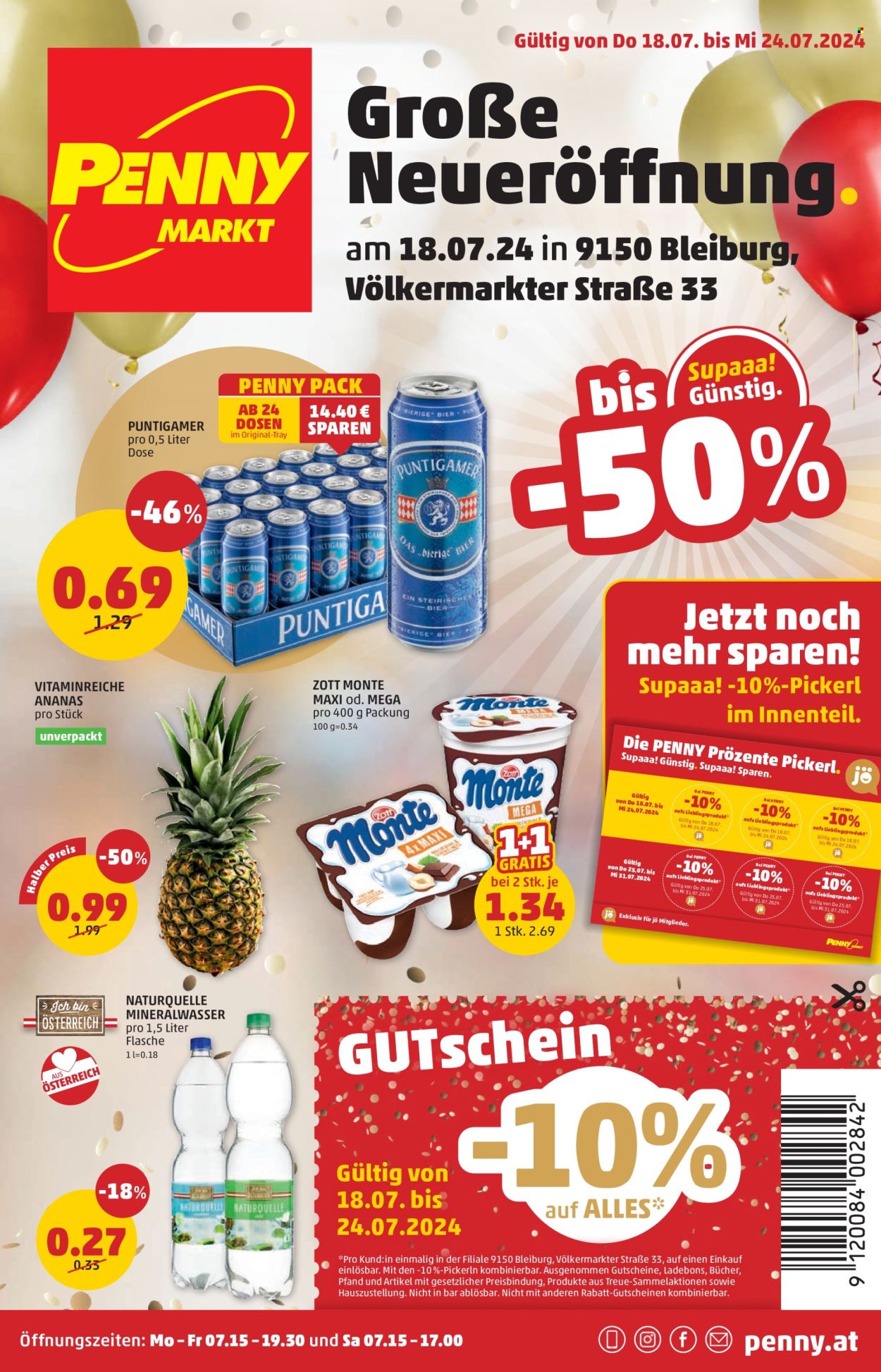 Angebote Penny - 18.7.2024 - 24.7.2024. Seite 1