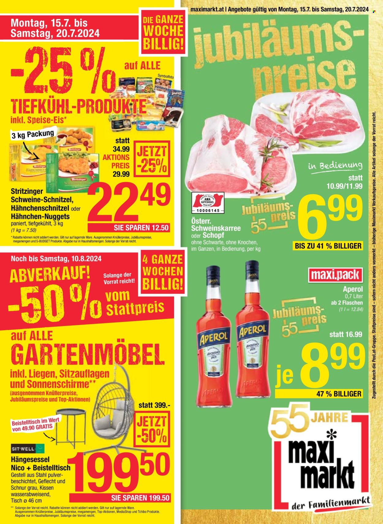 Angebote Maximarkt - 15.7.2024 - 20.7.2024. Seite 1