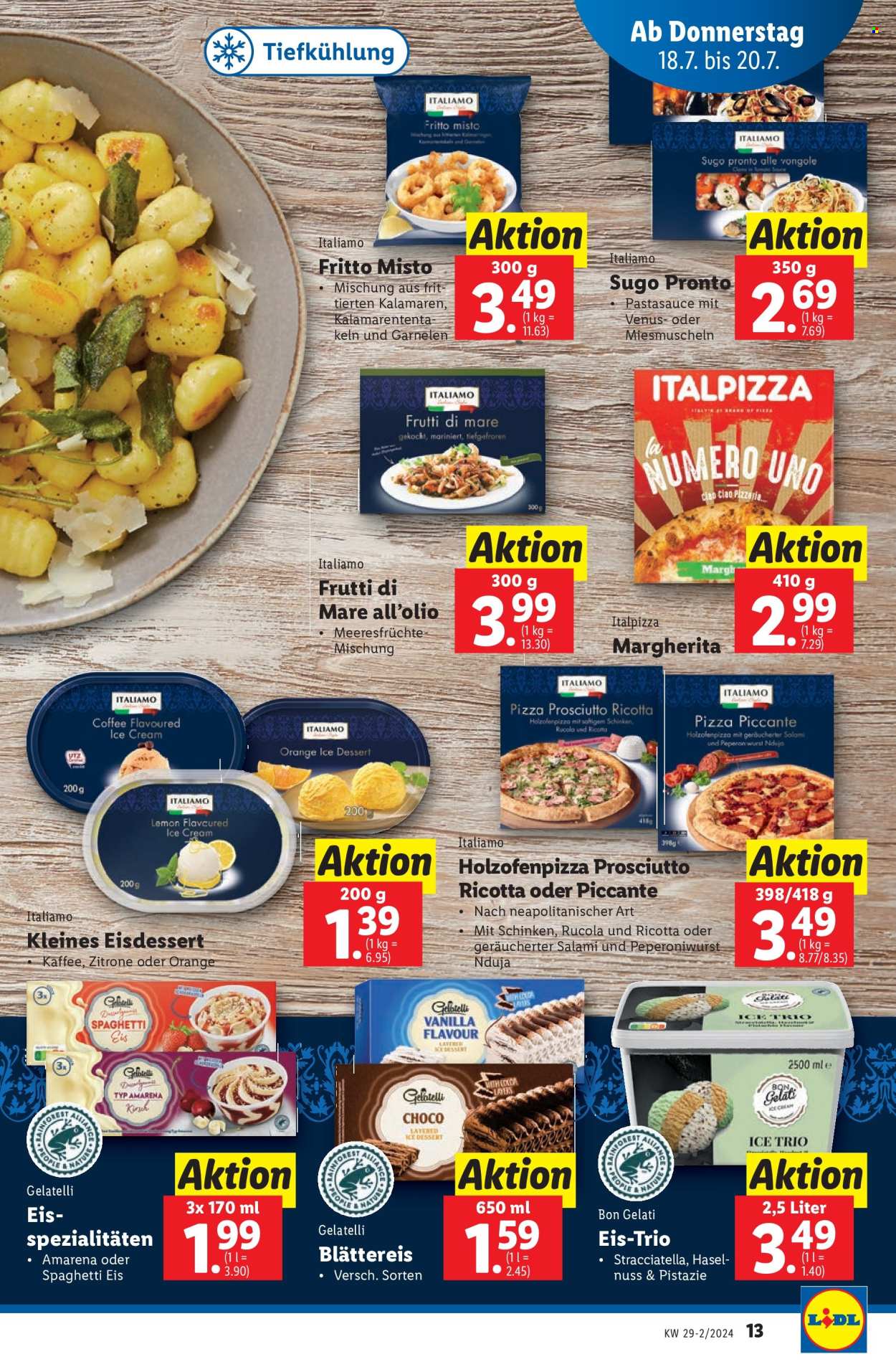 Angebote Lidl - 18.7.2024 - 24.7.2024. Seite 13