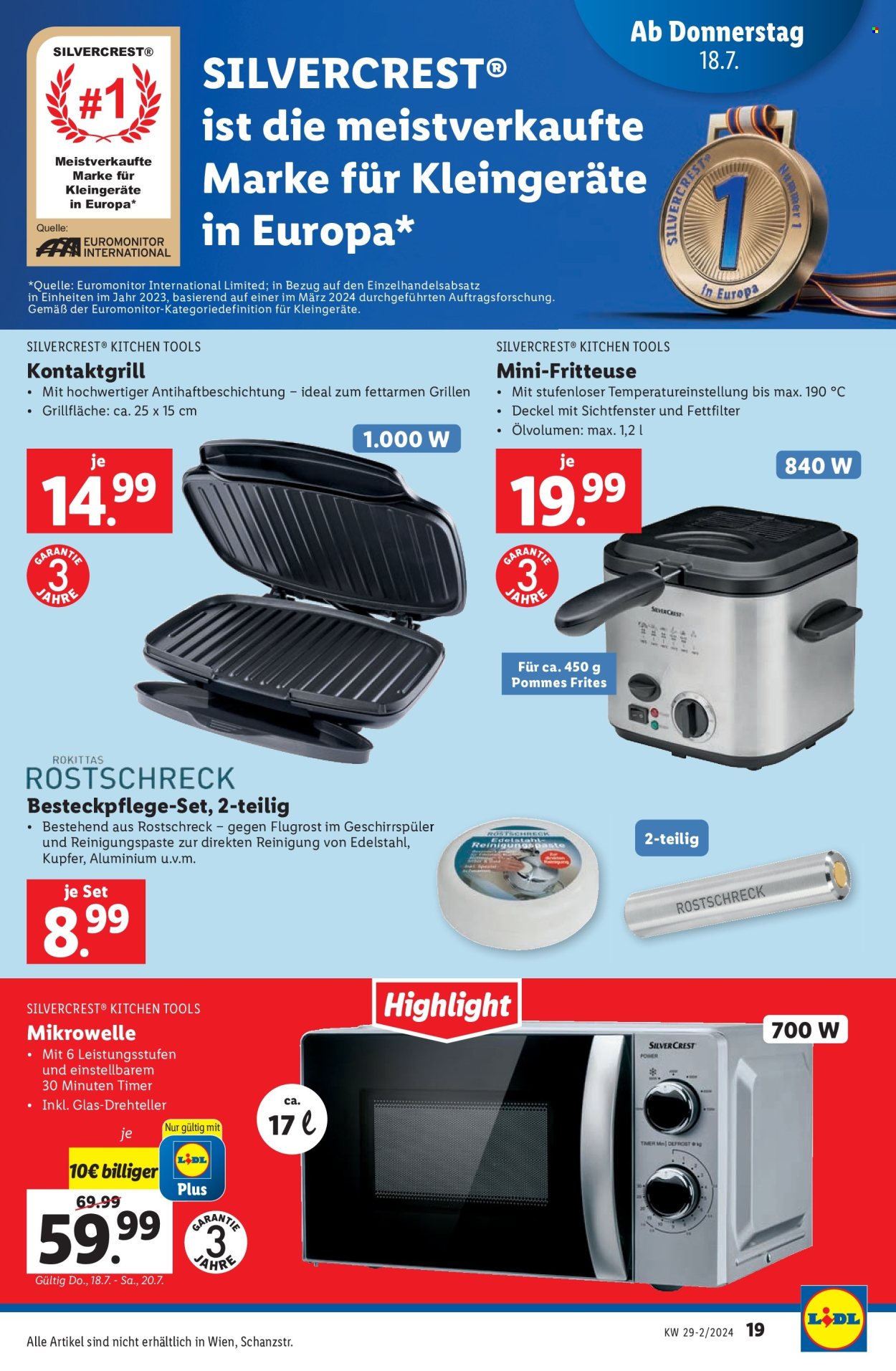 Angebote Lidl - 18.7.2024 - 24.7.2024. Seite 19