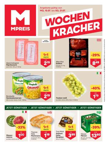 Angebote MPREIS - 15.7.2024 - 21.7.2024.