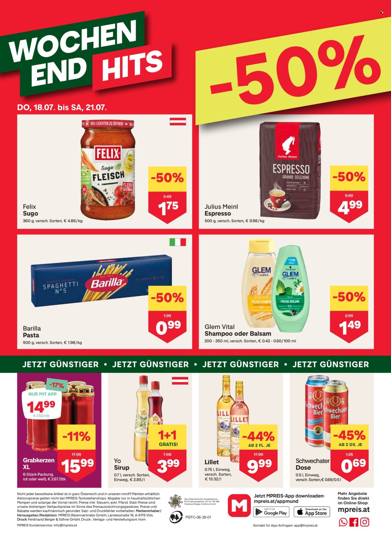 Angebote MPREIS - 15.7.2024 - 21.7.2024. Seite 8