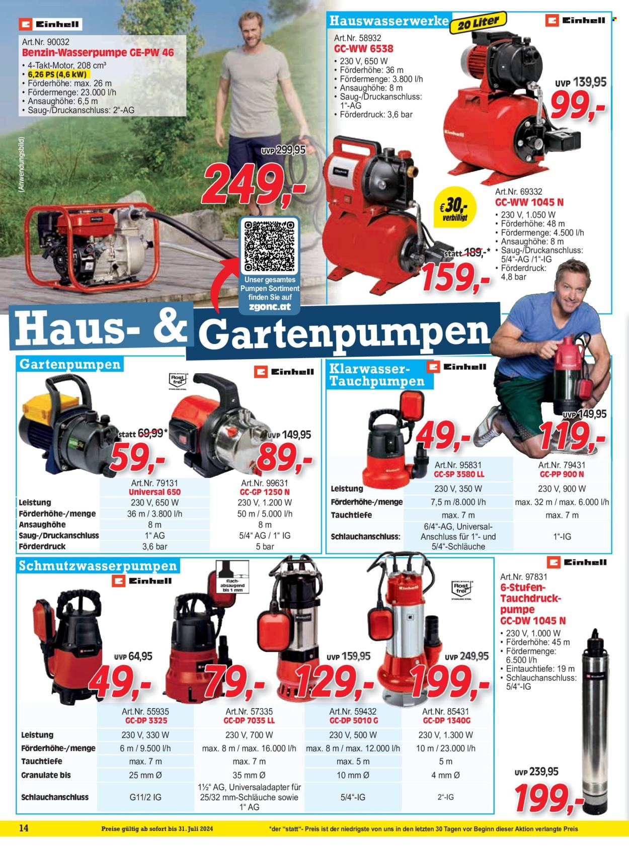 Angebote Zgonc - 15.7.2024 - 31.7.2024. Seite 14