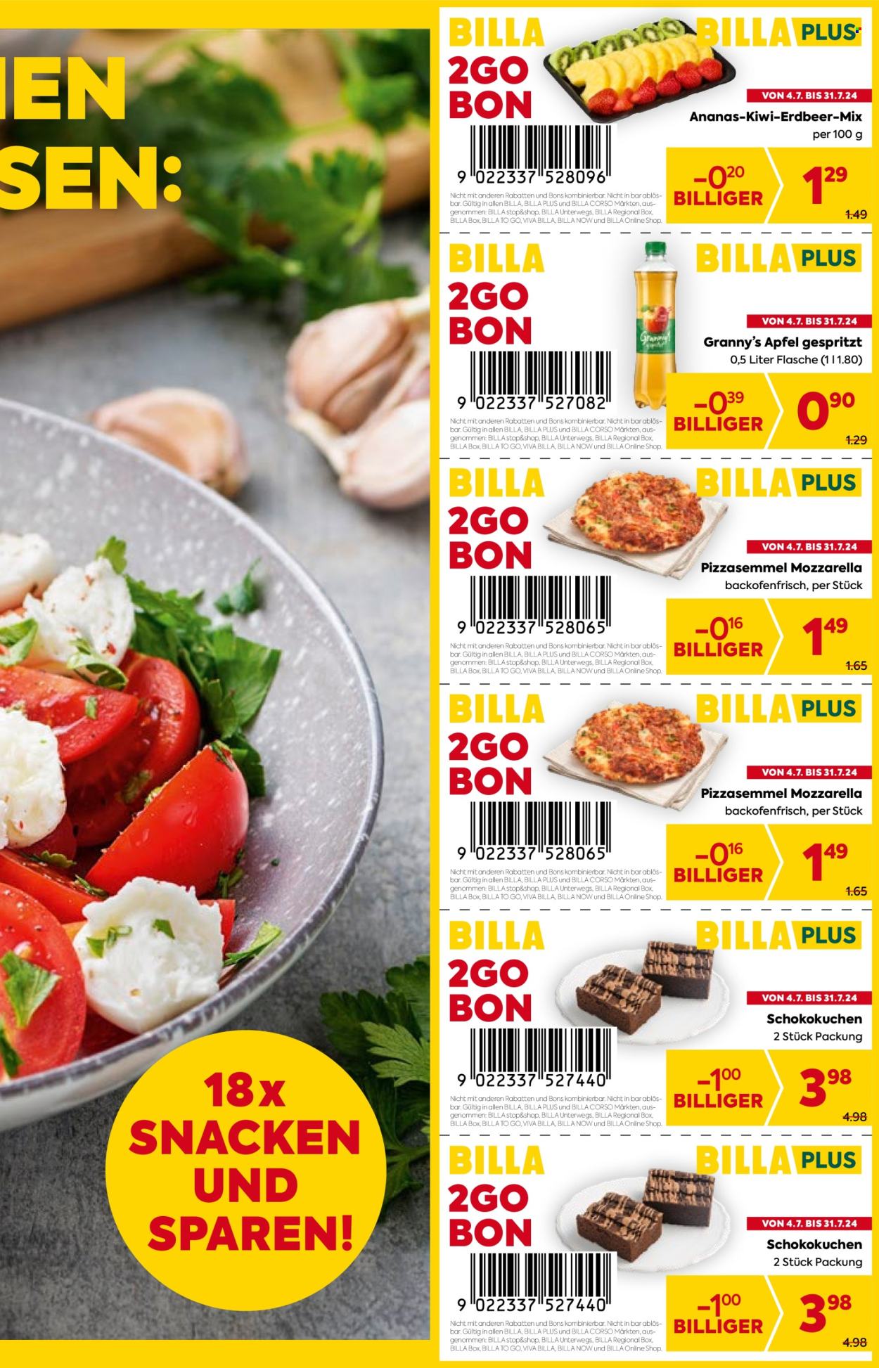 Angebote Billa - 4.7.2024 - 31.7.2024. Seite 3