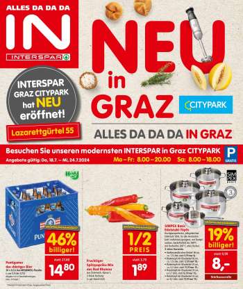Angebote INTERSPAR - 18.7.2024 - 24.7.2024.