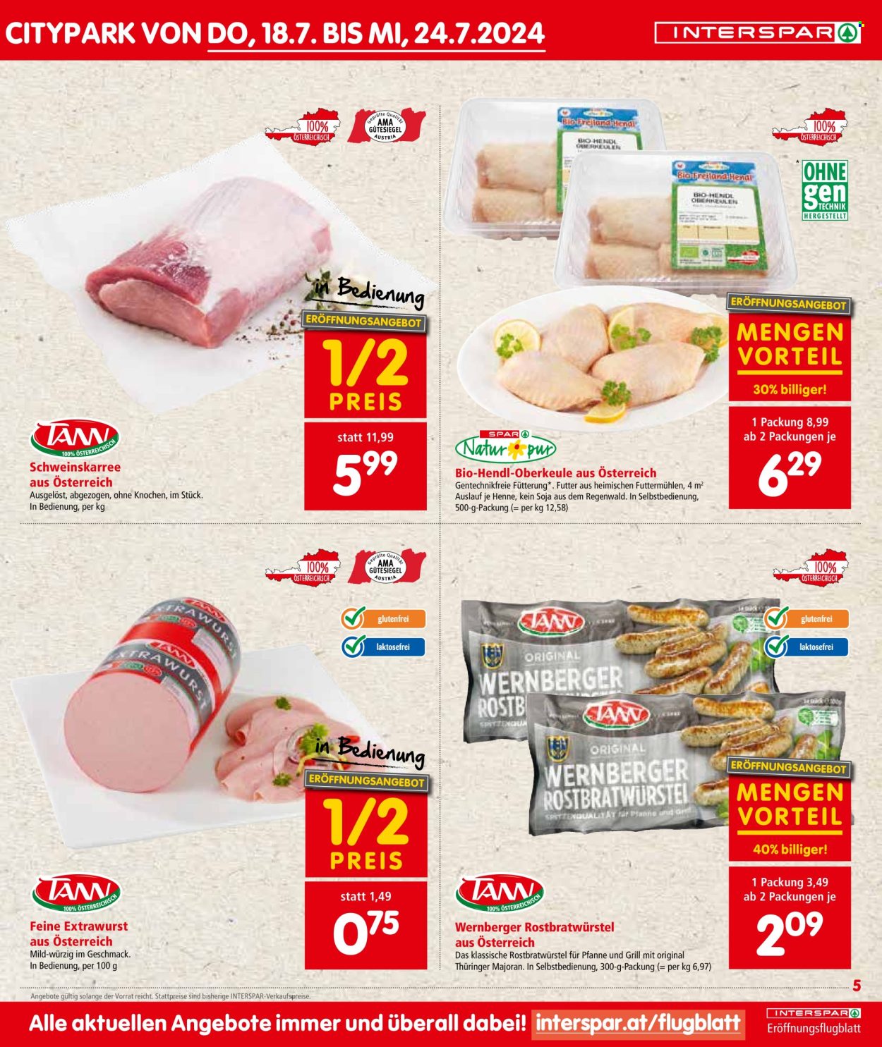 Angebote INTERSPAR - 18.7.2024 - 24.7.2024. Seite 5