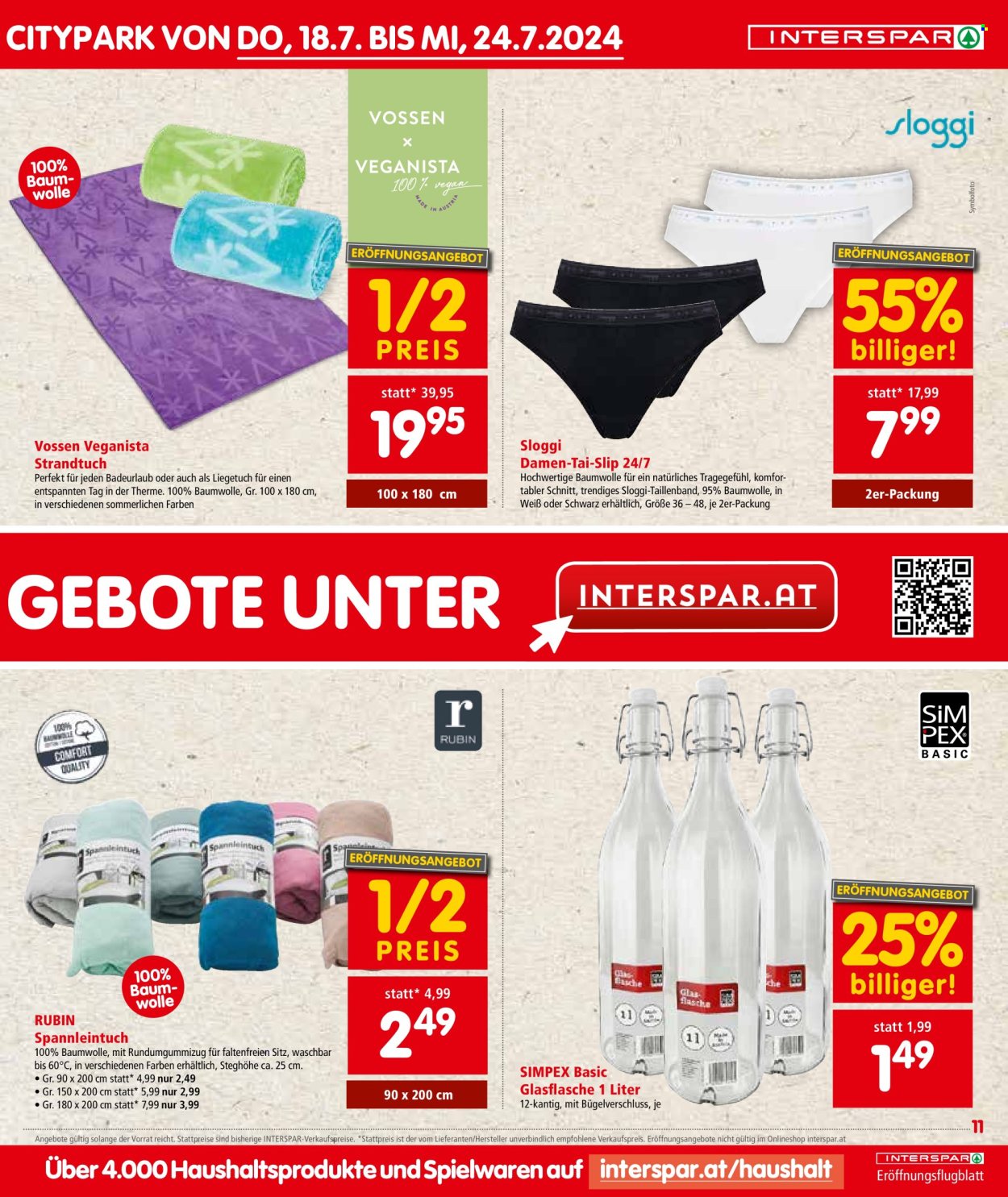 Angebote INTERSPAR - 18.7.2024 - 24.7.2024. Seite 11